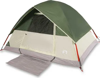 Produktbild von vidaXL Kuppel-Campingzelt 3 Personen Grün Wasserdicht