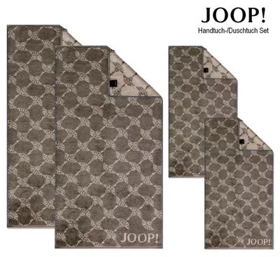 Produktbild von JOOP! Handtuch Duschtuch Set 4-teilig 1611-70 Cornflower graphit