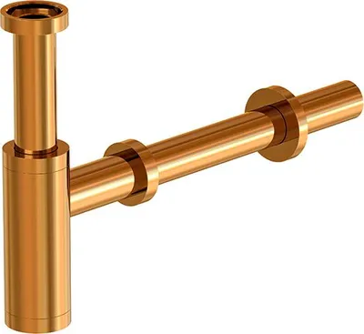 Produktbild von Steinberg Serie 100 Designsiphon ohne Ablaufgarnitur, 1001696RG