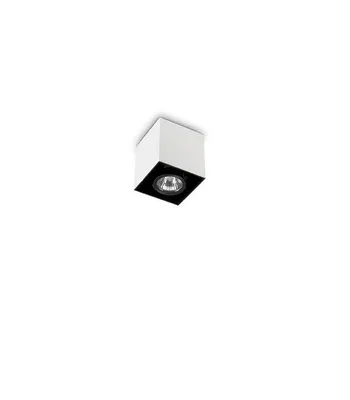 Produktbild von Moderne Deckenleuchte Mood Square Aluminium Weiß 1 Licht Gu10 7W 3000K D9Cm
