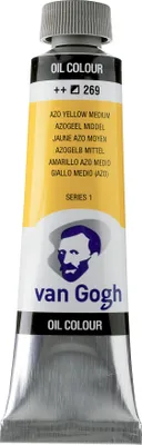 Zdjęcie produktu dla Tubka farby olejnej Van Gogh 40 ml Azo Yellow Medium 269