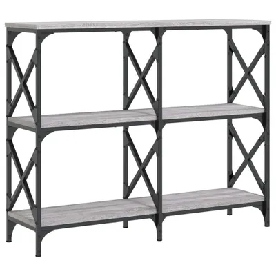 Immagine prodotto di vidaXL Tavolo consolle grigio Sonoma 100x28x80,5 cm Materiale a base di legno