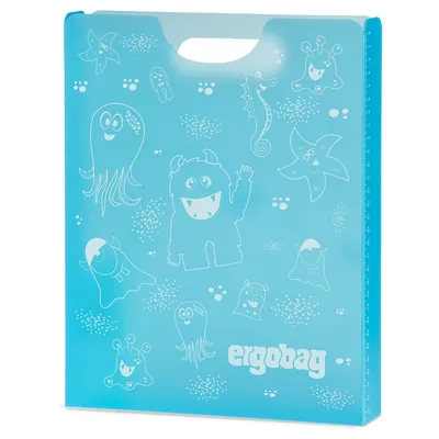 Produktbild von Ergobag Heftbox Monster Petrol 00366-30009-10