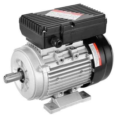 Immagine prodotto di VEVOR 0,55 kW motore elettrico 1400 giri/min, AC 220-240 V, 4,5 A, 80, telaio B3, motore per compressore d'aria monofase, albero scanalato da 19 mm, rotazione oraria/antioraria per macchine agricole e attrezzature generali