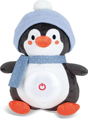 Produktbild von Leuchtendes Einschlafspielzeug mit Musik, Pinguin, 29 cm