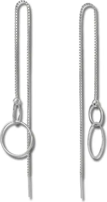 Produktbild von SilberDream Ohrhänger für Damen 925 Silber silber Ringe Ohrringe SDO5692