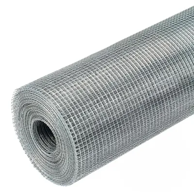 Immagine prodotto di Rete metallica zincata per recinzioni - Larghezza 40 cm - Lunghezza 3,4 metri