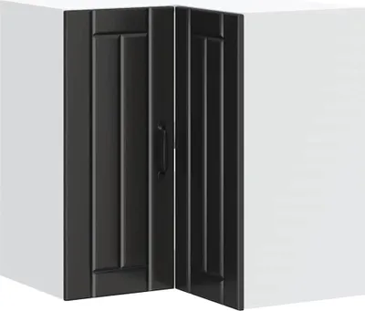 Immagine prodotto di vidaXL Pensile angolare da cucina Lucca nero in legno