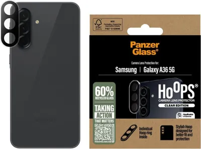 Produktbild von PanzerGlass Hoops Kamera SP Galaxy A36 5G transparent