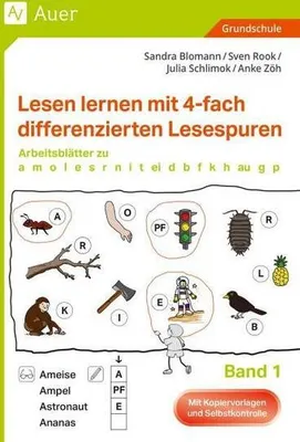 Zdjęcie produktu dla Lesen lernen mit 4-fach differenzierten Lesespuren