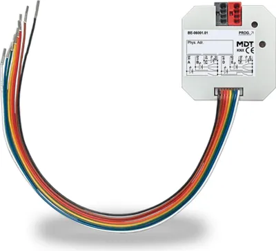 Image de Interface à boutons-poussoirs MDT KNX 6 fois pour contacts sans potentiel Up, 1 pièce.