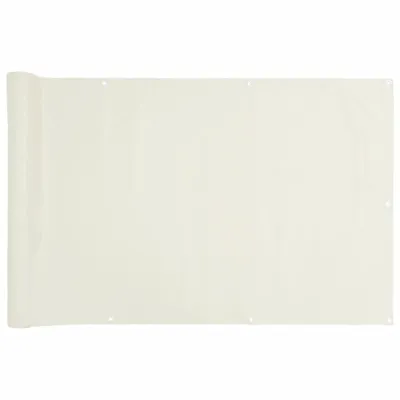 Produktbild von Balkon-Sichtschutz Weiß 600x120 cm PVC