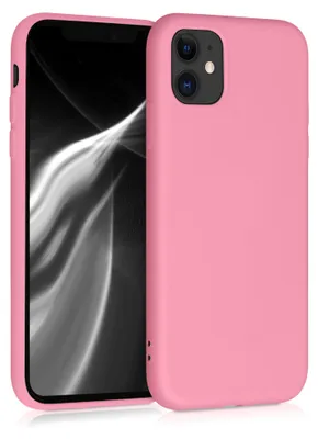 Produktbild von kwmobile Hülle kompatibel mit Apple iPhone 11 Hülle - gummierte TPU Silikon Handyhülle - Schutzhülle für kabelloses Laden - Case in Sweet Candy