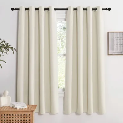 Imagen del producto de Solidchoice - Cortinas opacas - Cortinas térmicas que permiten el paso de la luz, 140x175 cm