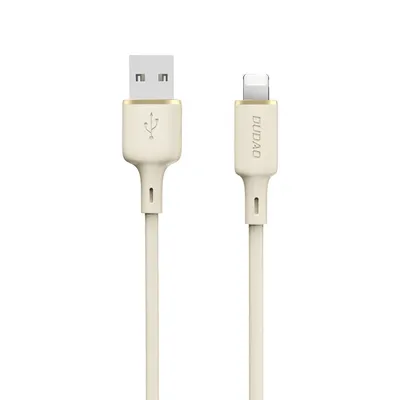 Immagine prodotto di Cavo Dudao L7Sl Usb-A - Lightning 5A 1M - Beżowy