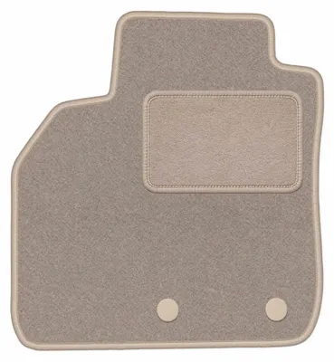 Produktbild von Fahrermatte Velours für Renault Scenic II 2003-2009 (Minivan) – 1-tlg, Beige, passgenau – Wielganizator LUX