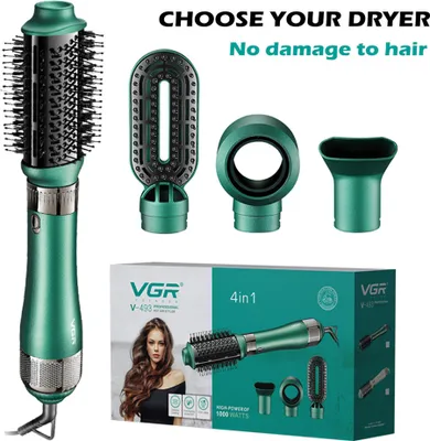 Produktbild von VGR  4-in-1 Haarglätter, Heißluftbürste, Haartrockner  für Frauen V-493