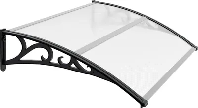 Immagine prodotto di Pensilina per porta d'ingresso Pensilina per porta d'ingresso Pensilina per porta d'ingresso Pensilina trasparente 100x150CM