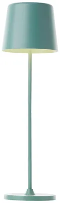 Zdjęcie produktu dla Brilliant LED zewnętrzna lampa stołowa Kaami mobilna lampa stołowa LED, USB, 37 cm, 310 lm, 3000 K, ściemniana, zieleń lodowa