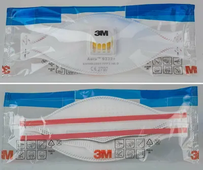 Image de masque de protection respiratoire 3M Aura 9332+