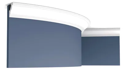 Immagine prodotto di Orac Decor C230F Luxxus Modanatura decorativa flessibile Profilo decorativo Profilo a stucco per soffitti Cornicione decorativo Modanatura d'angolo | 2 metri