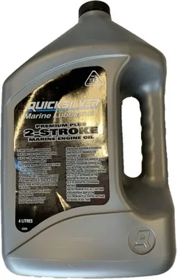 Image de Quicksilver Premium Plus TwoStroke Outboard Engine Oil 4 L Boat Engine Oil 2 Stroke