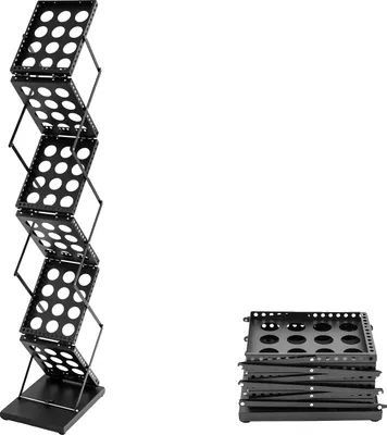 Immagine prodotto di Portariviste, bifacciale, design pieghevole, nero