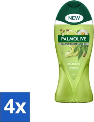 Obrázek produktu pro Palmolive - Natural Wellness - Sprchový gel - Vyrovnávací - Relaxační a svěží - 250 ml - Cenově výhodné balení - 4 kusy