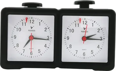 Image de Horloge d'échecs à quartz Horloge d'échecs électronique analogique Compte à rebours Minuterie de jeu I-go Compte à rebours Minuterie de jeu
