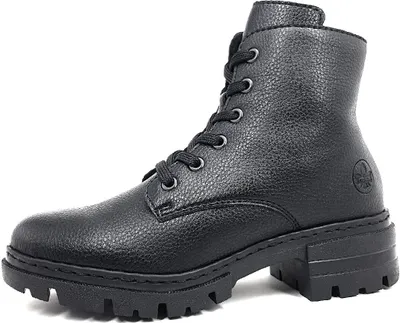 Zdjęcie produktu dla Rieker buty damskie botki sznurowane botki sznurowane czarny rekreacyjny, rozmiar buta:36 EU