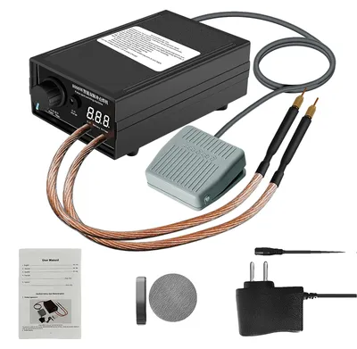 Obrázok produktu pre Bodový zvárač, výkon 8000 W, nastaviteľné zváračské parametre, konektor typu EÚ