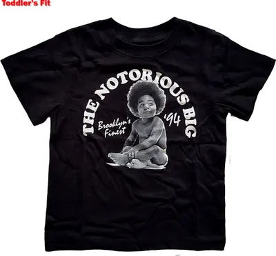 Produktbild von Notorious B.I.G. T-Shirt Baby Kids Black 3 Years