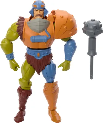 Produktbild von Masters of the Universe Origins 200X Spielzeug, ca. 14 cm große Man-At-Arms-MOTU-Actionfigur aus der Cartoon-Kollektion, 6 Jahr(e), Mehrfarbig, Kunststoff