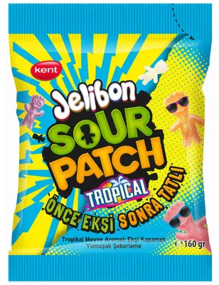 Produktbild von Sour Patch Jelibon Tropical 160g