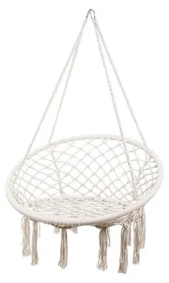 Zdjęcie produktu dla Verk 01430 Fotel wiszący z frędzlami 60 cm biały
