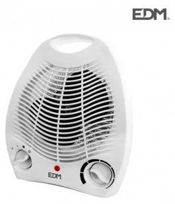 Obrázek produktu pro EDM EDM Elektrický ohřívač s ventilátorem - 1000-2000W - bílý - 21 x 12,5 x 27 cm