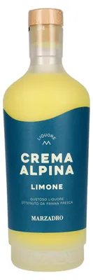 Produktbild von Marzadro Crema di Limoni con Panna / Zitronencremelikör mit Sahne 700 ml.