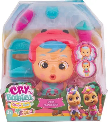 Produktbild von IMC Toys Cry Babies – Magische Tränen – Tropische Strandbabys (Serie mit 12 Puppentypen)