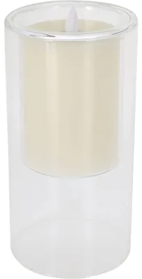 Immagine prodotto di Candela a led in vetro, color crema