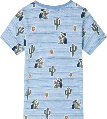 Produktbild von vidaXL Kinder-T-Shirt Blaumischung 128