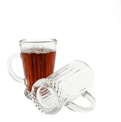 Immagine prodotto di Elegante set di 6 bicchieri da tè in vetro trasparente 210 ml