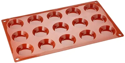Produktbild von silikomart | SF013 Silikonform für TARTELLETTA Monoportionen, antihaftbeschichte