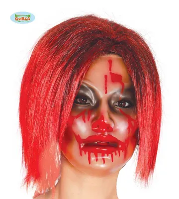 Produktbild von Blutig Horrormaske für Damen transparent