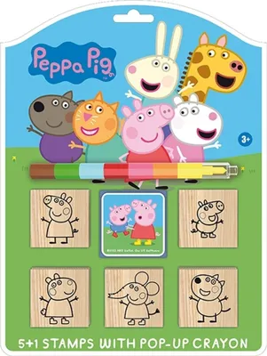 Obrázek produktu pro 5+1 razítek s voskem Peppa Pig