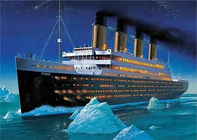 Malen nach Zahlen Titanic 40x50 cm, Acryl, Leinwand, Erwachsene