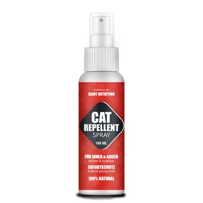 Produktbild von Saint Nutrition® Cat Repellent Spray – Katzenspray – Fernhaltespray – für Katzen – Anti Kratz Spray - Katzenabwеhr – zum Vertreiben von Katzen