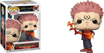 Zdjęcie produktu dla Jujutsu Kaisen POP! animowane figurki winylowe Sukuna (Ognista Strzała) 9 cm
