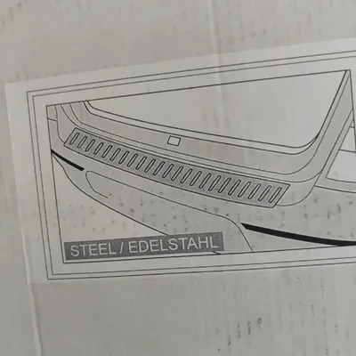 Productafbeelding van Avisa beschermstrip voor achterklep, 2/35880, geschikt voor NISSAN X-Trail (T33), roestvrij staal