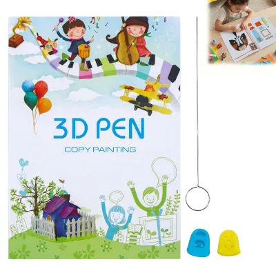 3D-Pen-Schablonen-Buchset mit 65 Designs, Zubehör für Kinder