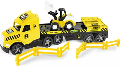 Immagine prodotto di Carro attrezzi con bulldozer e barriere di sicurezza, 78 cm